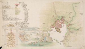De kaart is uitgegeven in handgetekend (1784) en toont Christiania door P. Stockfleth